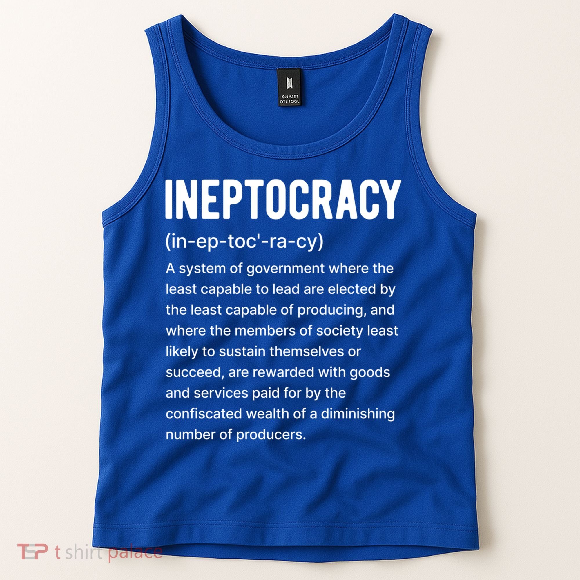Quote Funny Political Gift Tank Top