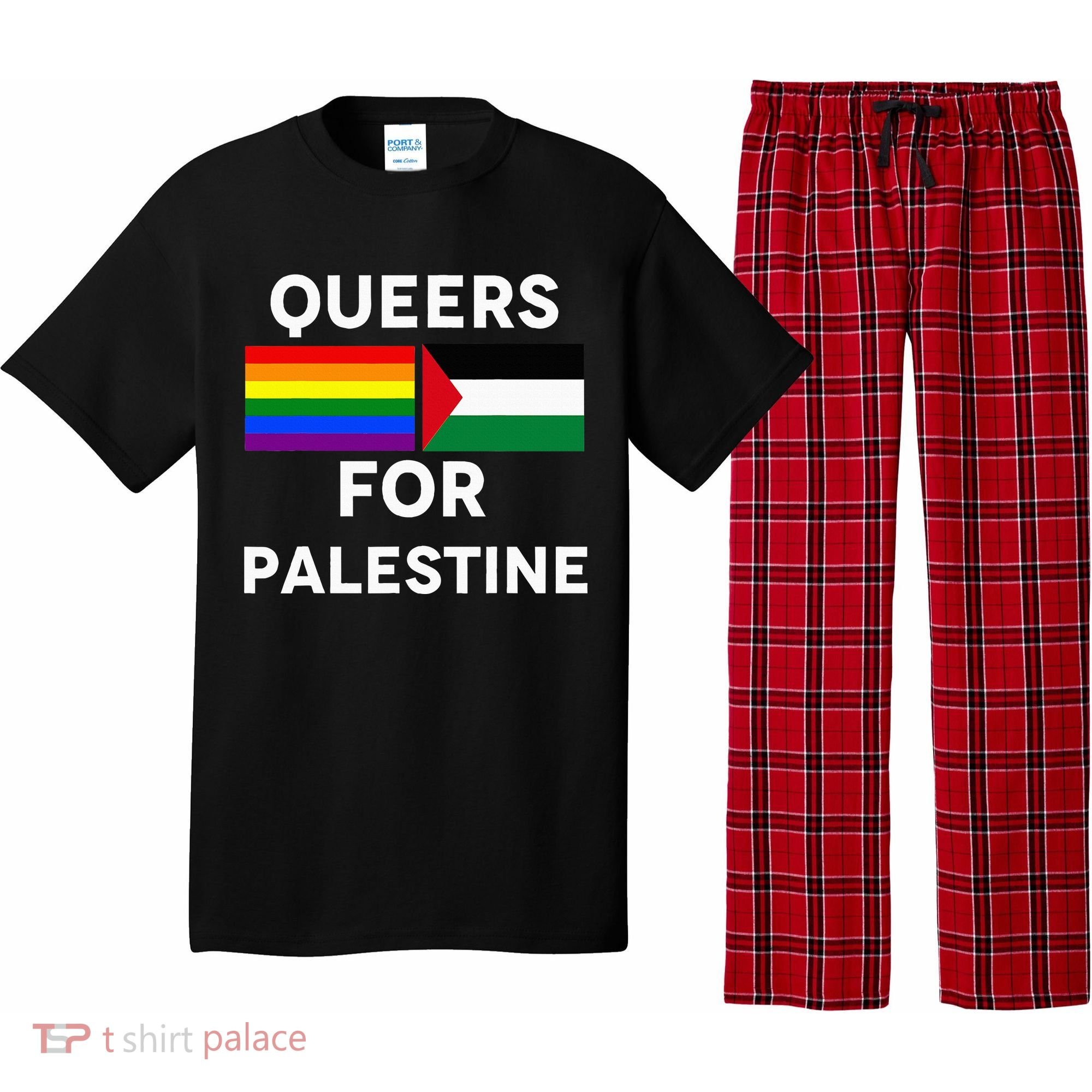 Queers For Palestine Pajama Set