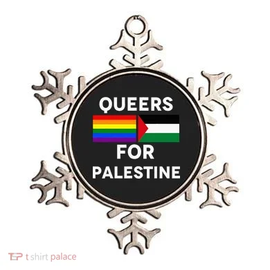 Queers For Palestine Ornament