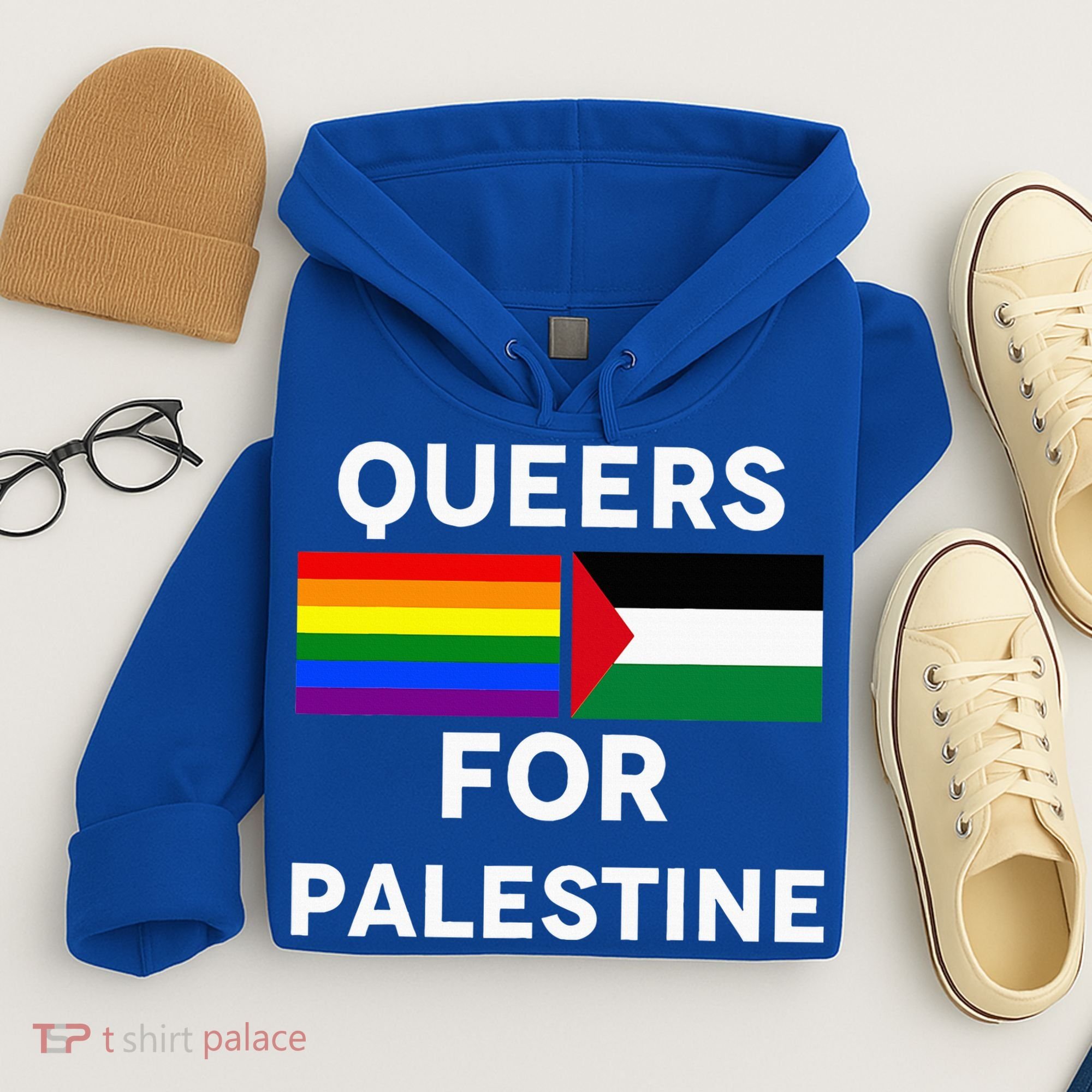 Queers For Palestine Hoodie