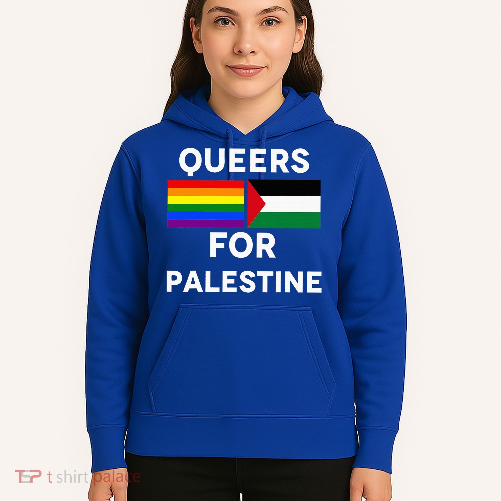 Queers For Palestine Hoodie