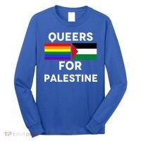 Queers For Palestine Long Sleeve Shirt thumb 0