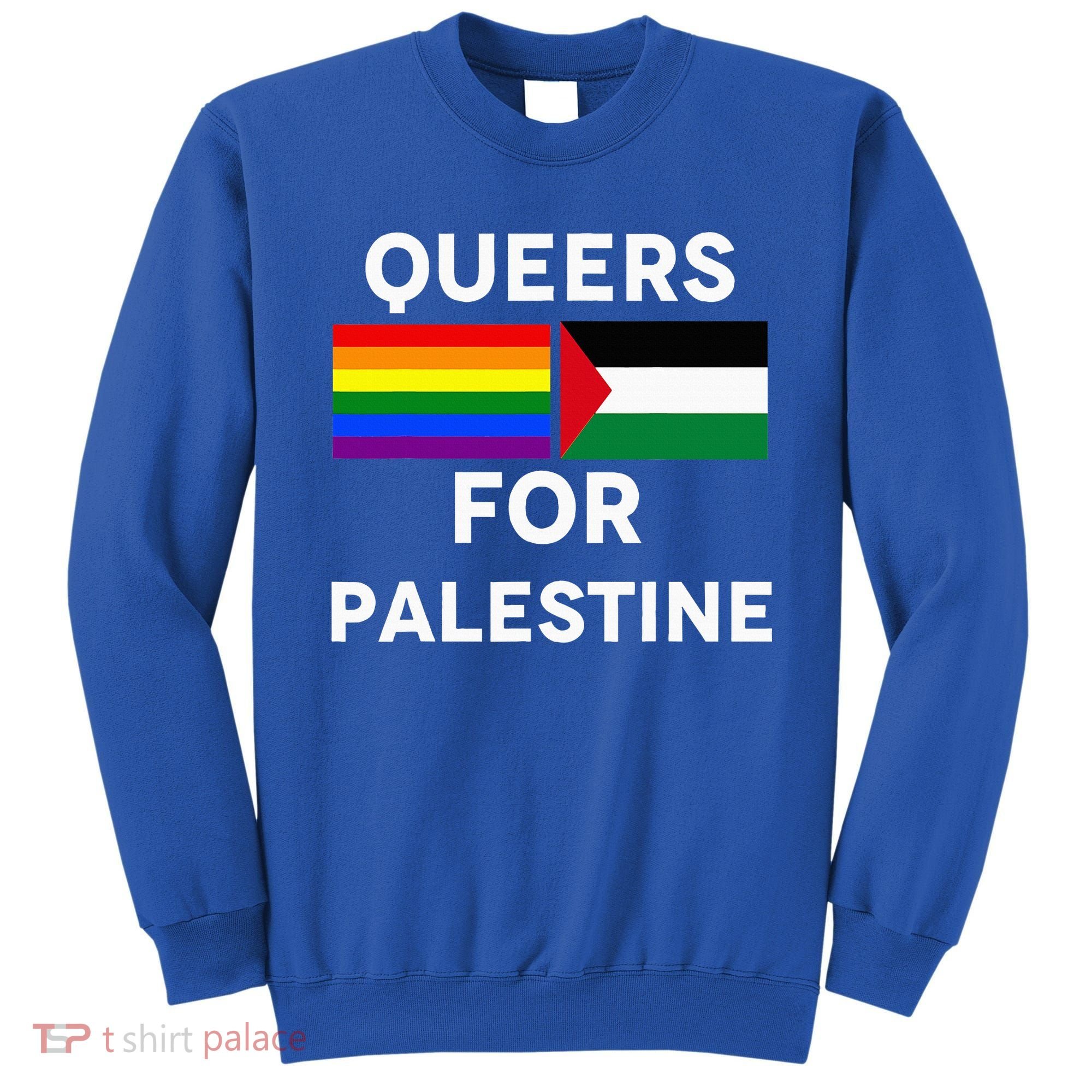 Queers For Palestine Sweatshirt