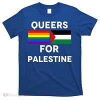 Queers For Palestine T-Shirt thumb 0