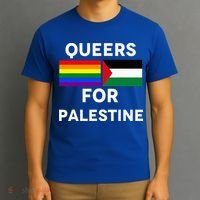 Queers For Palestine T-Shirt thumb 3
