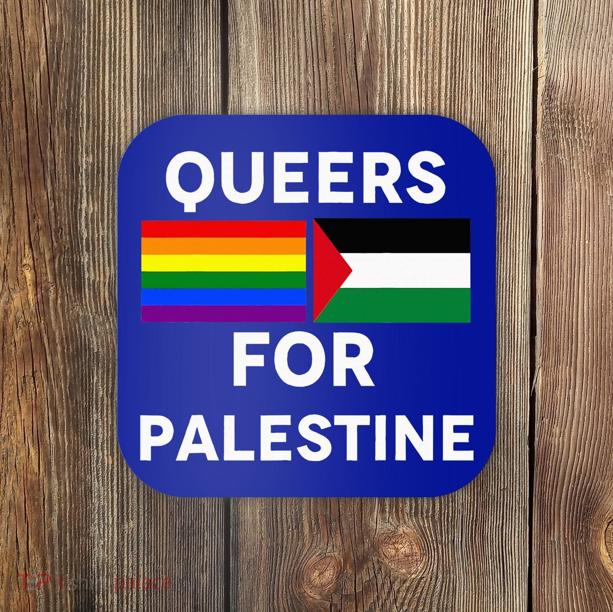Queers For Palestine Coaster