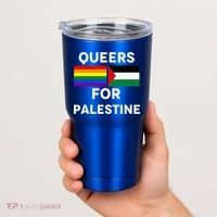 Queers For Palestine Tumbler thumb 2