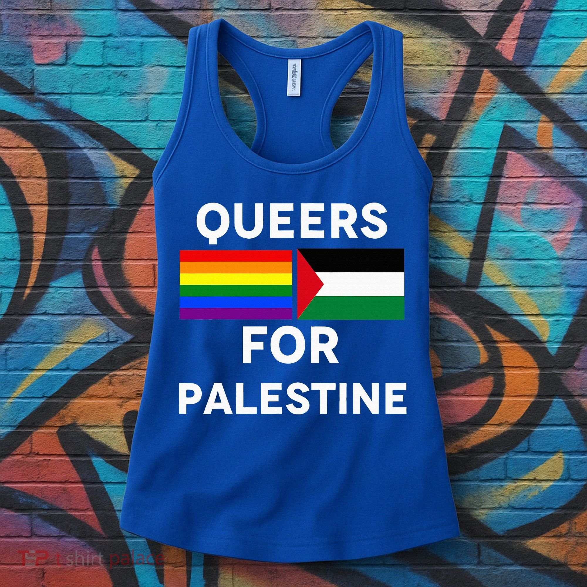Queers For Palestine Women's Tank Top