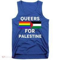 Queers For Palestine Tank Top thumb 0