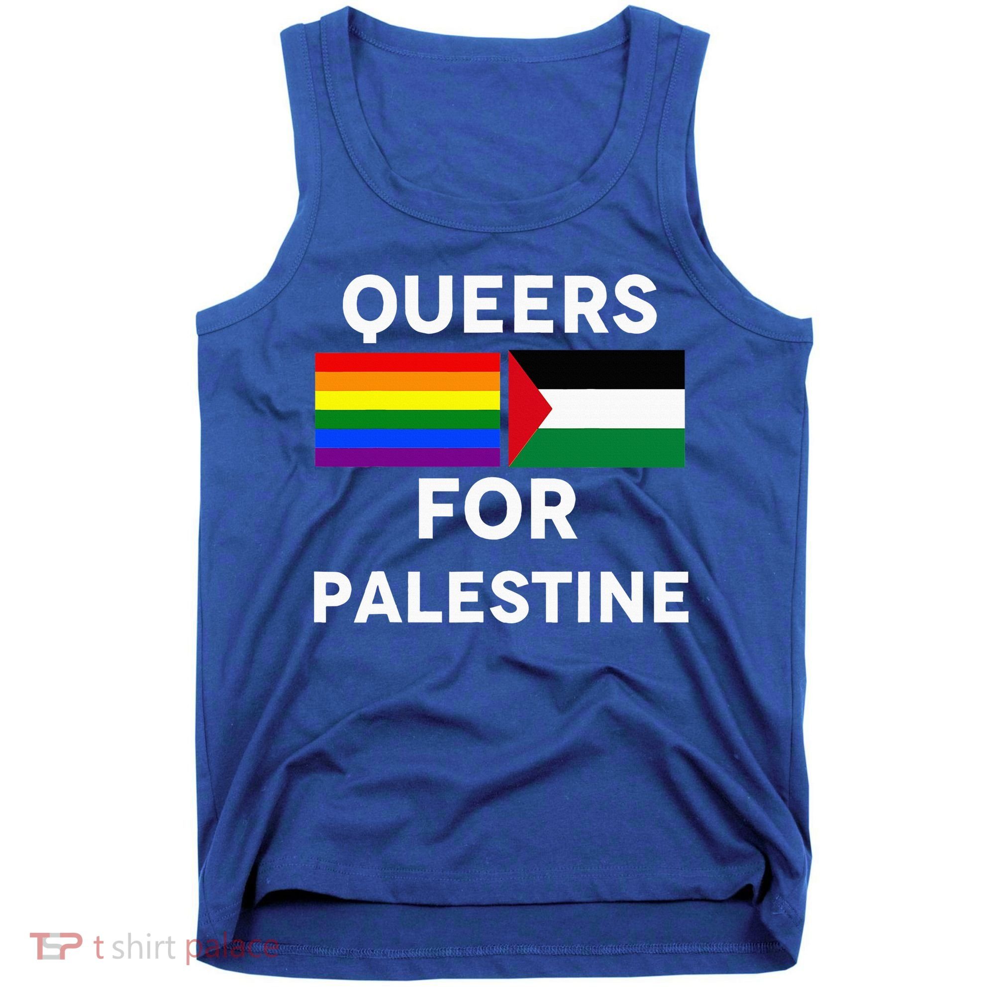 Queers For Palestine Tank Top