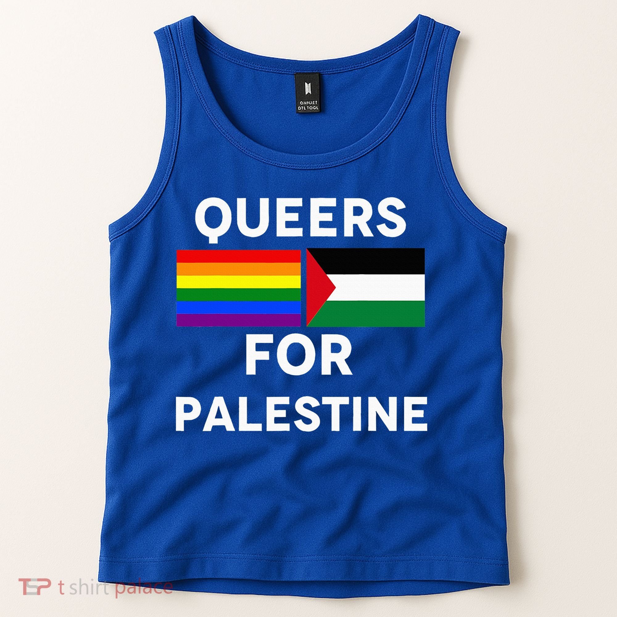 Queers For Palestine Tank Top
