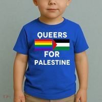 Queers For Palestine Toddler T-Shirt thumb 2