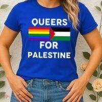 Queers For Palestine Women's T-Shirt thumb 2