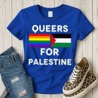 Queers For Palestine Women's T-Shirt thumb 3