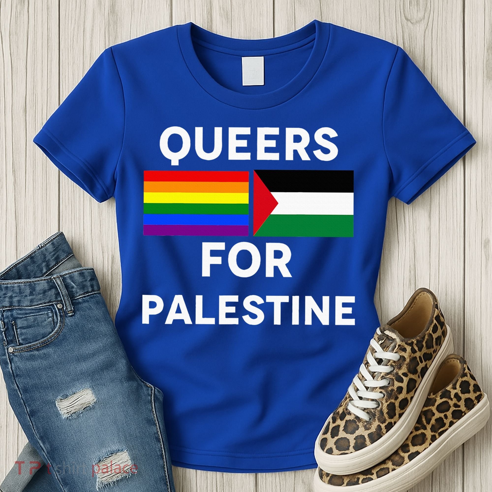 Queers For Palestine Women's T-Shirt