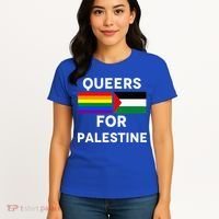 Queers For Palestine Women's T-Shirt thumb 4