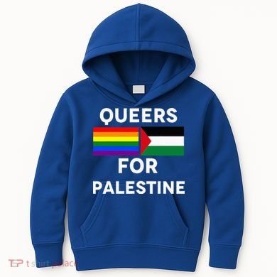 Queers For Palestine Kids Hoodie