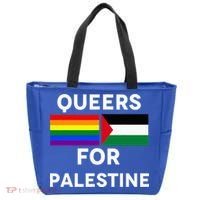 Queers For Palestine Tote Bag thumb 0