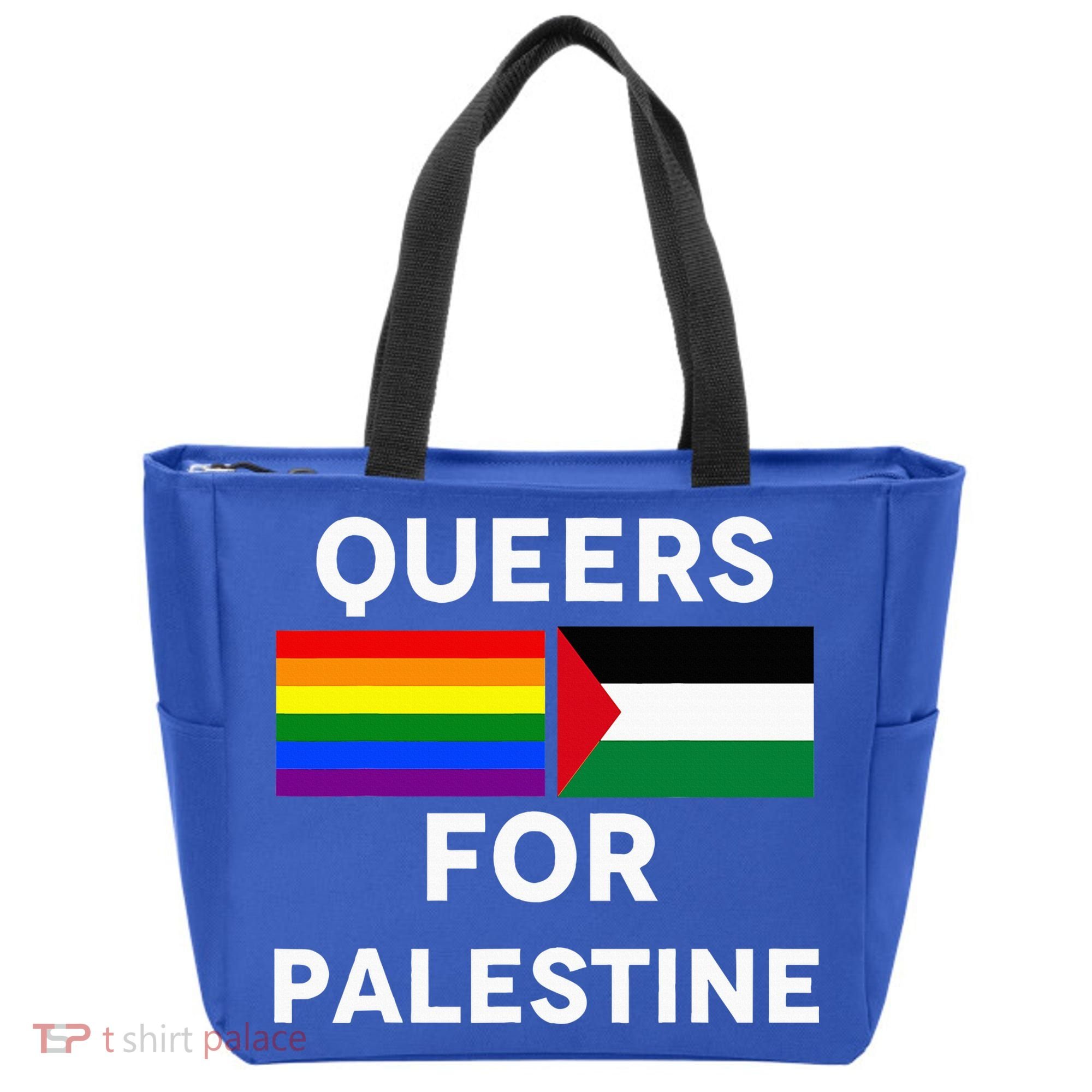 Queers For Palestine Tote Bag