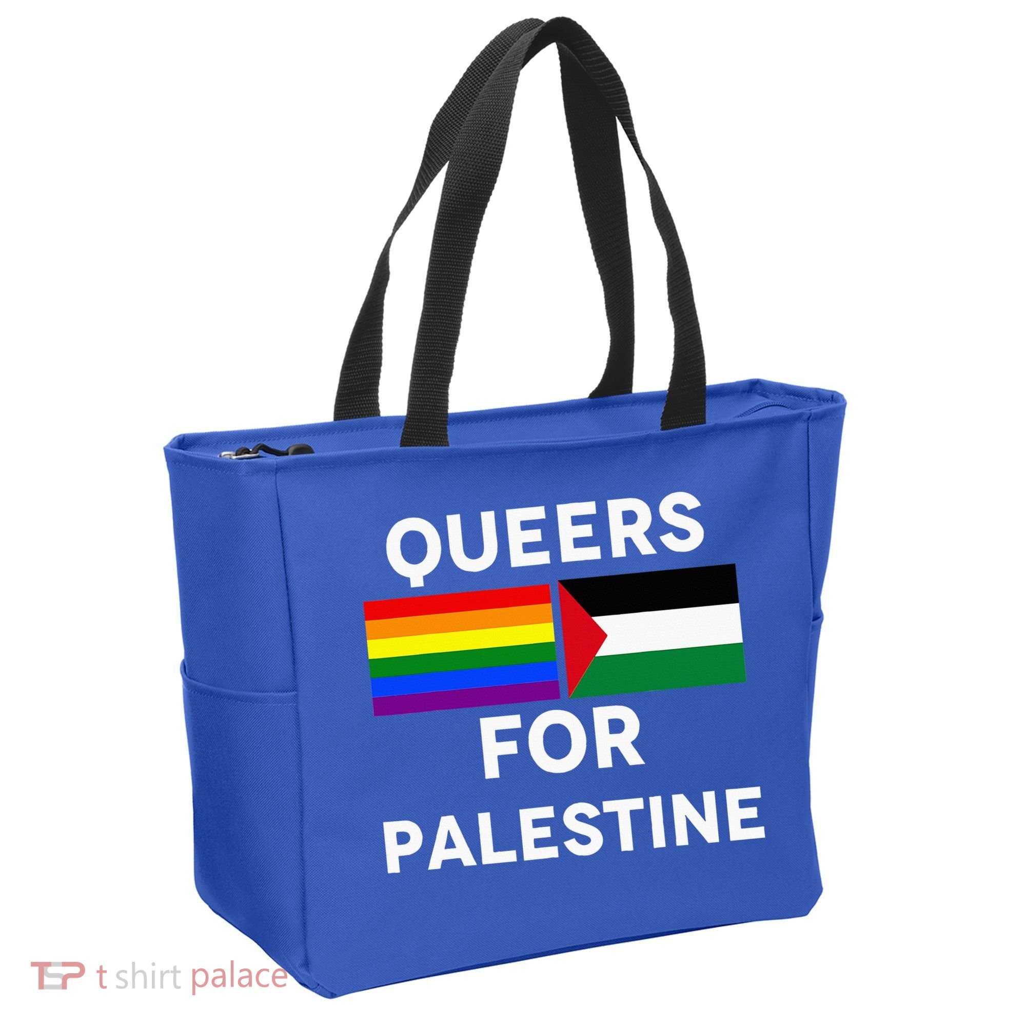 Queers For Palestine Tote Bag