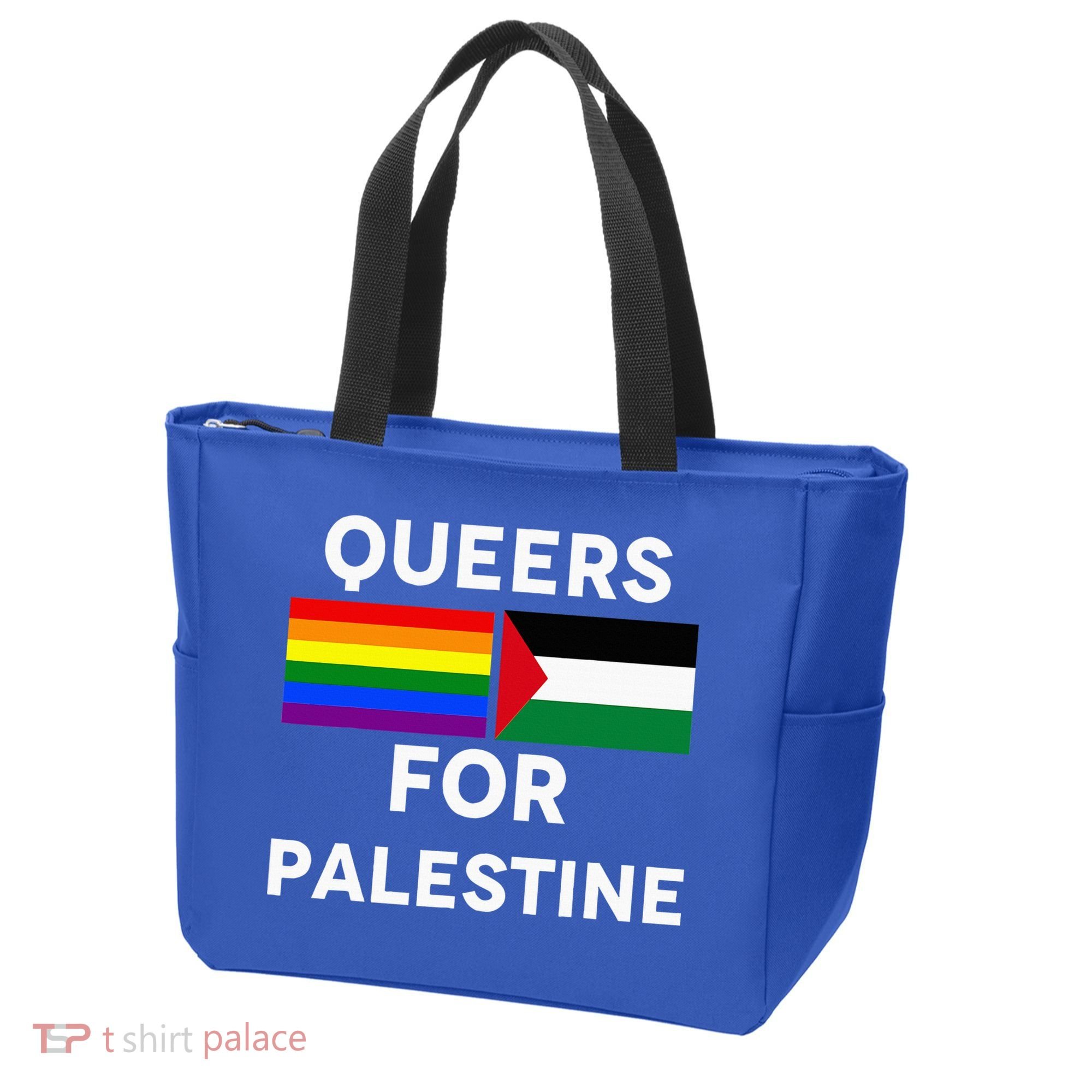 Queers For Palestine Tote Bag