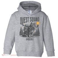 Quest Fantasy Squad Broccoli Funny Cat Toddler Hoodie thumb 0