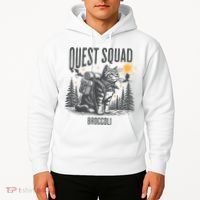 Quest Fantasy Squad Broccoli Funny Cat Hoodie thumb 2