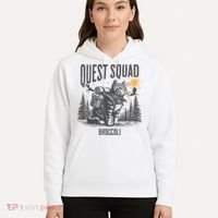 Quest Fantasy Squad Broccoli Funny Cat Hoodie thumb 5