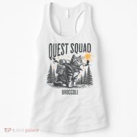 Quest Fantasy Squad Broccoli Funny Cat Women's Tank Top thumb 0
