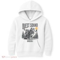 Quest Fantasy Squad Broccoli Funny Cat Kids Hoodie thumb 0
