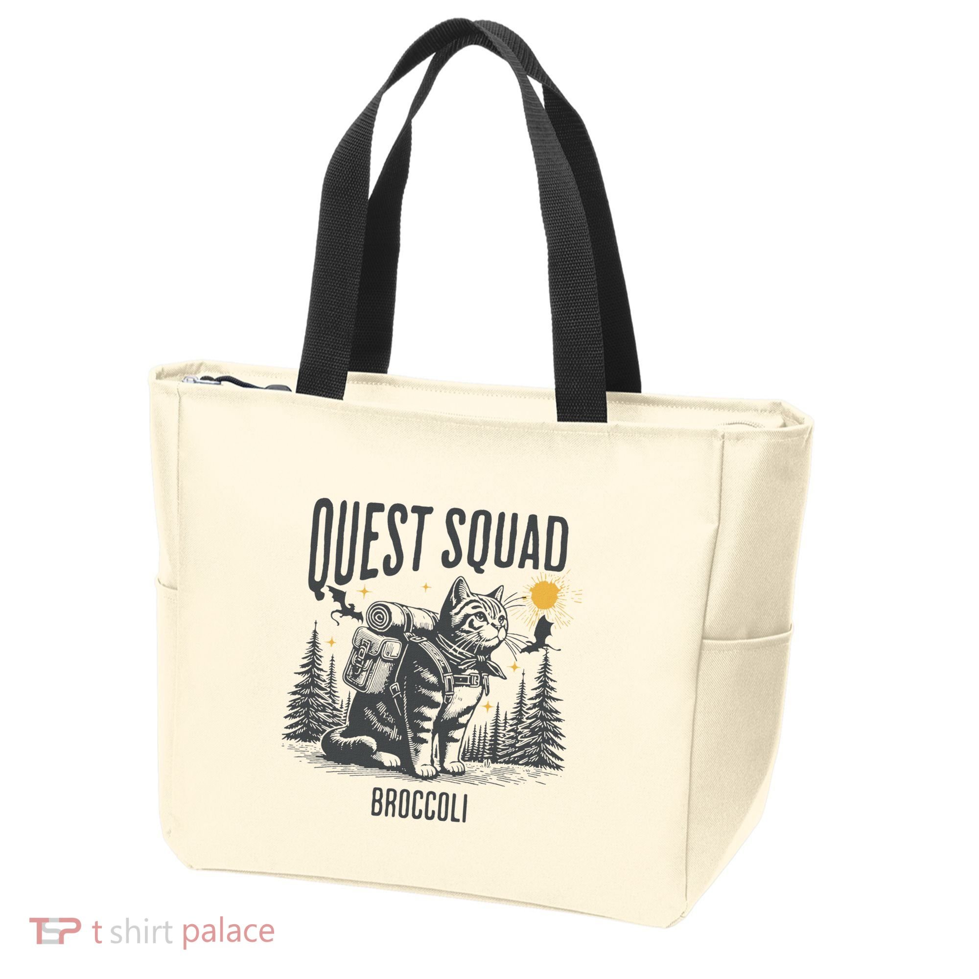 Quest Fantasy Squad Broccoli Tote Bag