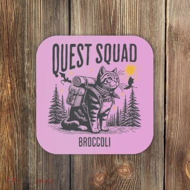 Quest Fantasy Squad Broccoli Coaster