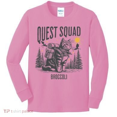 Quest Fantasy Squad Broccoli Kids Long Sleeve Shirt