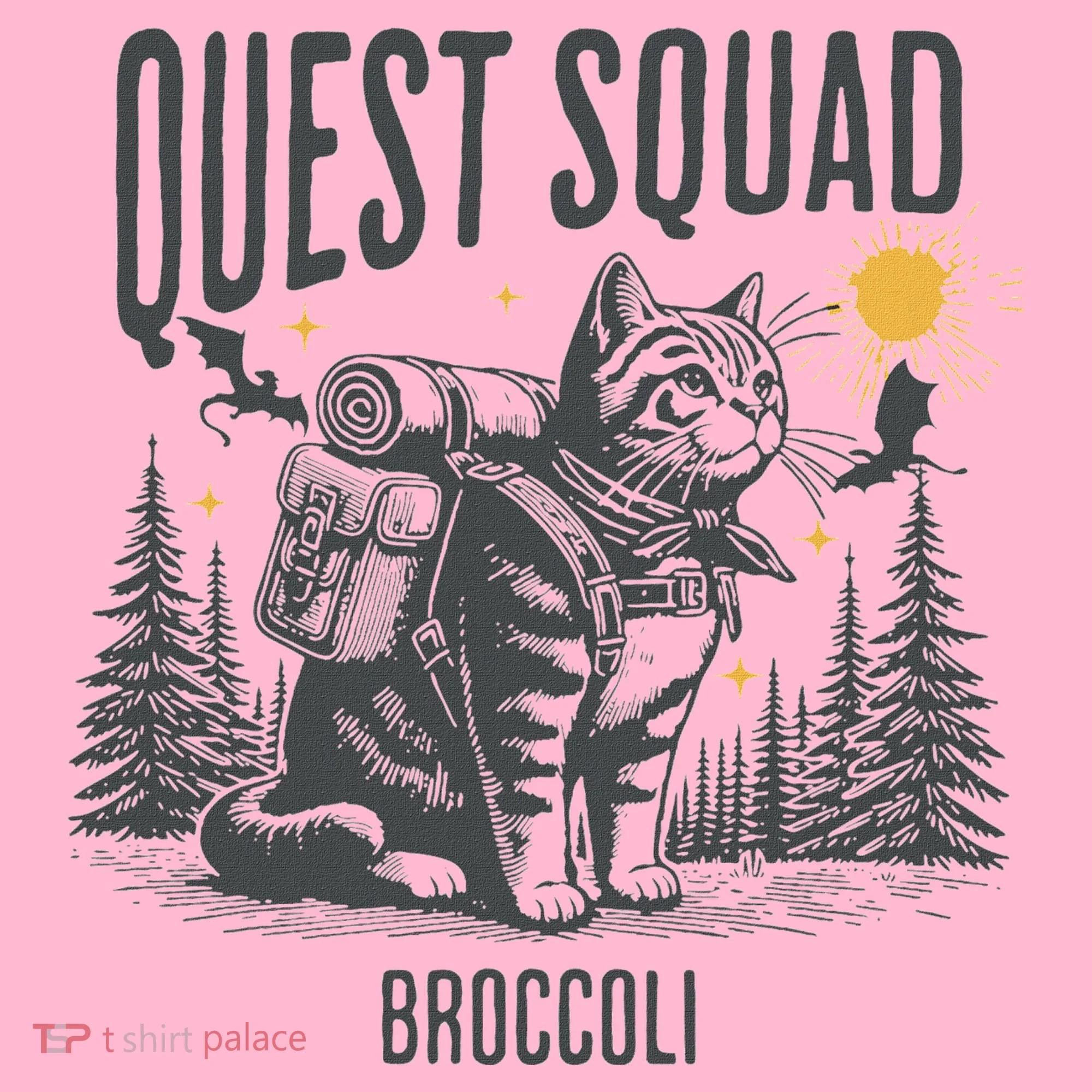 Quest Fantasy Squad Broccoli Kids Long Sleeve Shirt