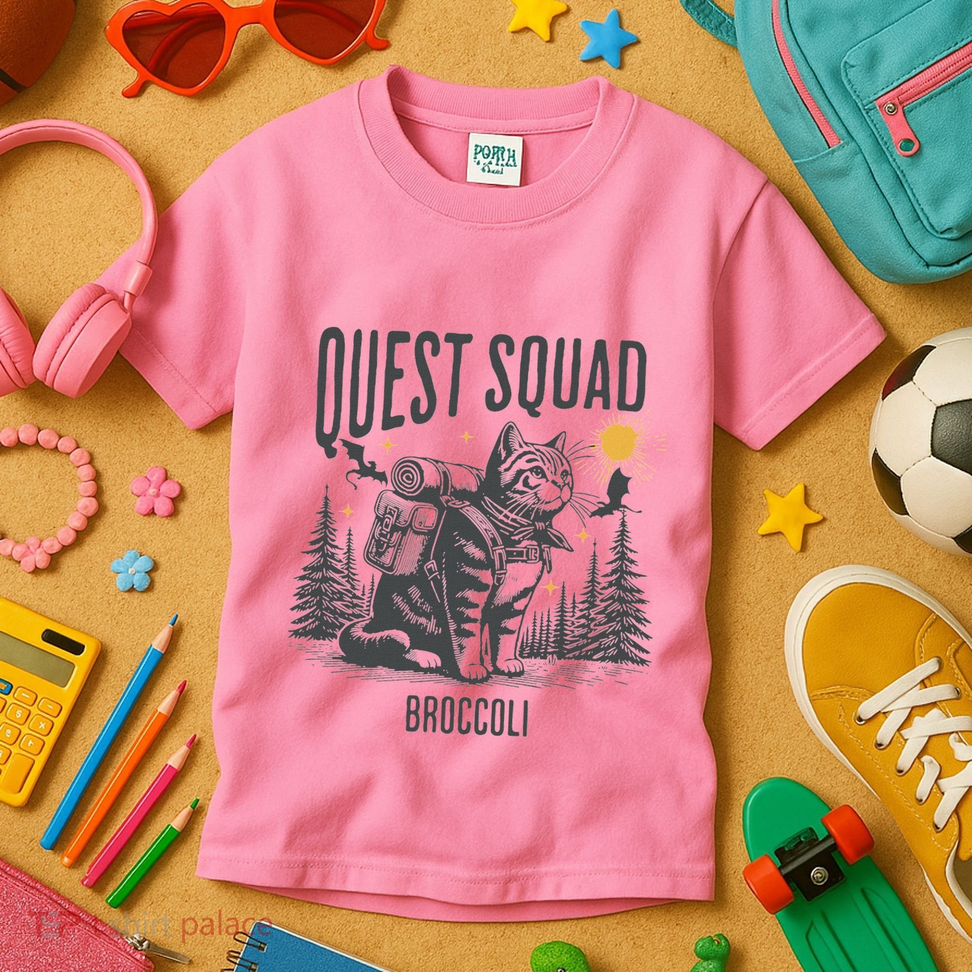 Quest Fantasy Squad Broccoli Kids T-Shirt