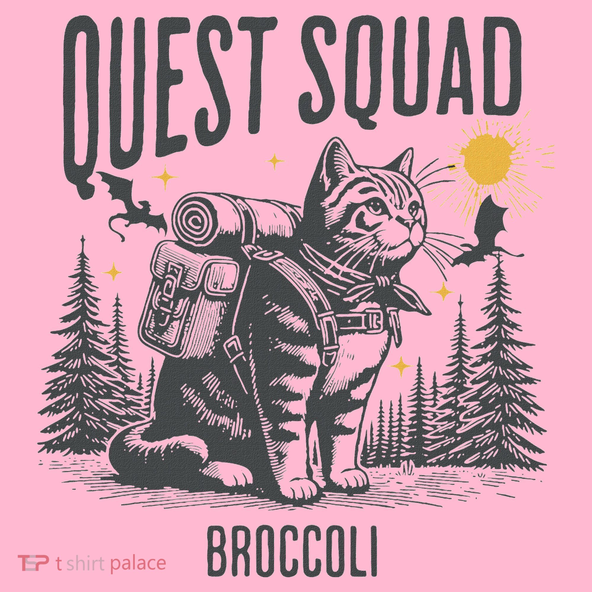 Quest Fantasy Squad Broccoli Kids T-Shirt
