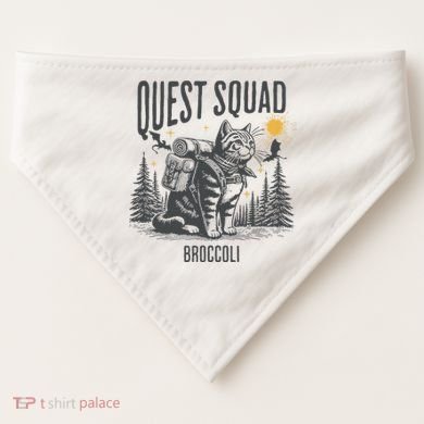 Quest Fantasy Squad Broccoli USA-Made Doggie Bandana