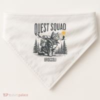 Quest Fantasy Squad Broccoli USA-Made Doggie Bandana thumb 0