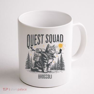 Quest Fantasy Squad Broccoli Coffee Mug back