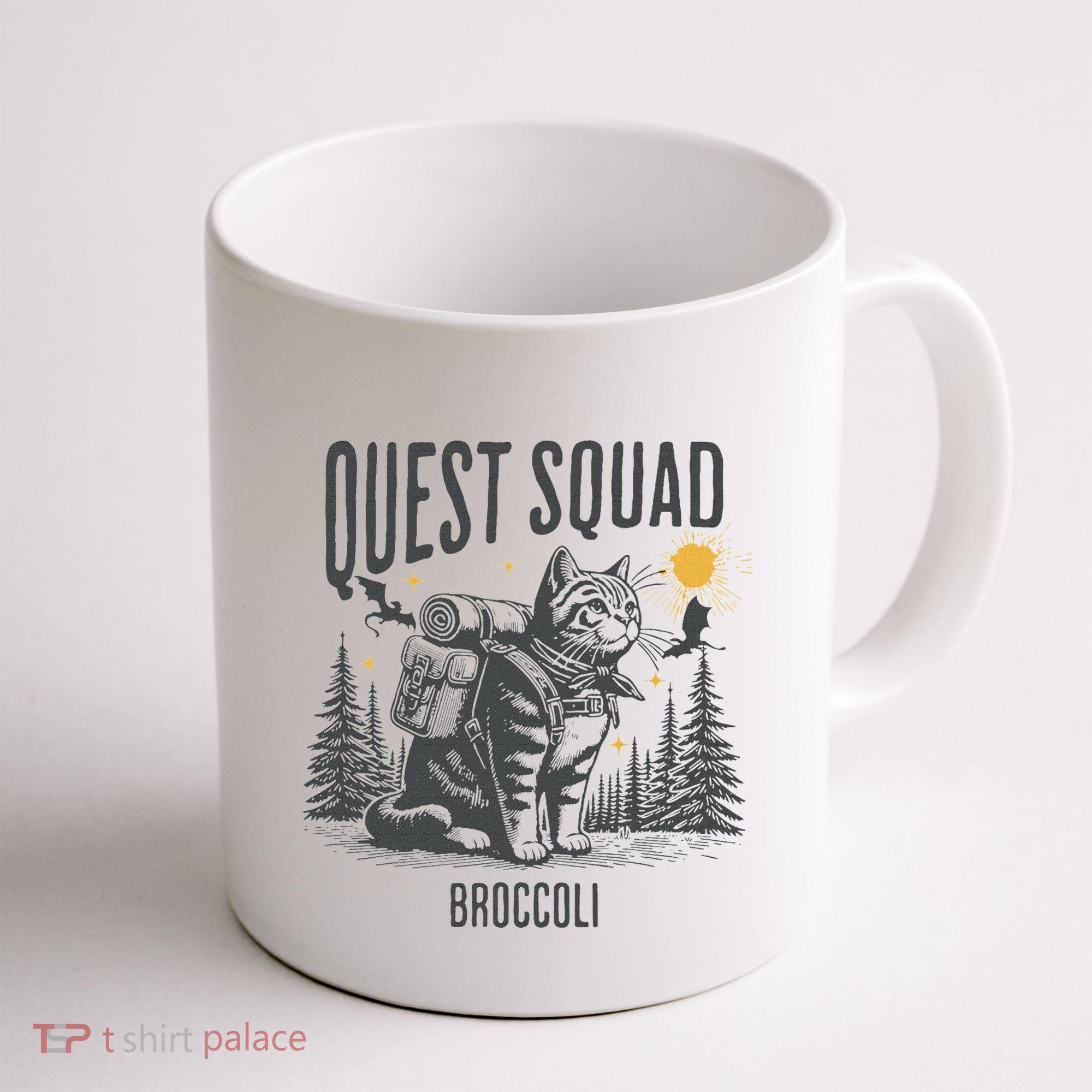Quest Fantasy Squad Broccoli Coffee Mug