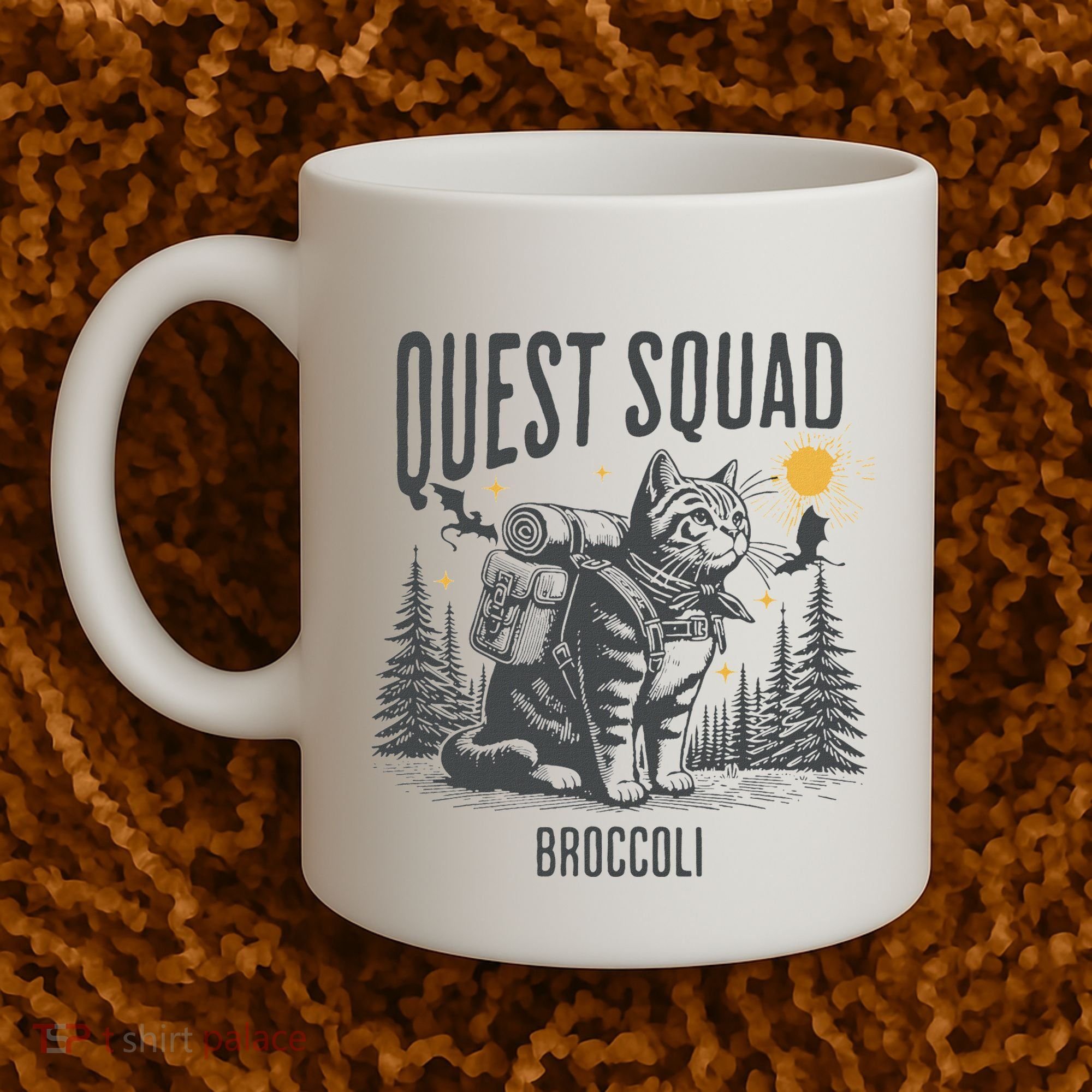 Quest Fantasy Squad Broccoli Coffee Mug