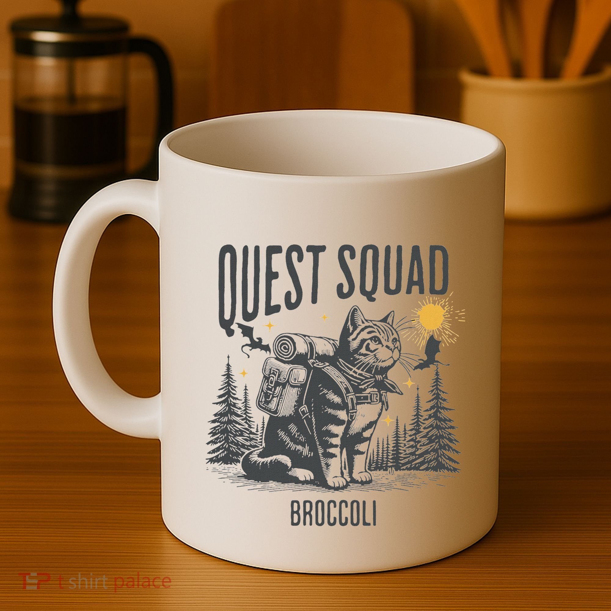 Quest Fantasy Squad Broccoli Coffee Mug