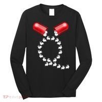 Qanon Follow The White Rabbit Red Pill Q Anon Pilled Long Sleeve Shirt thumb 0