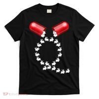 Qanon Follow The White Rabbit Red Pill Q Anon Pilled T-Shirt thumb 0