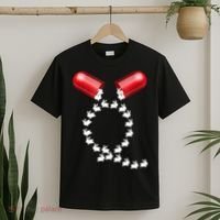 Qanon Follow The White Rabbit Red Pill Q Anon Pilled T-Shirt thumb 2