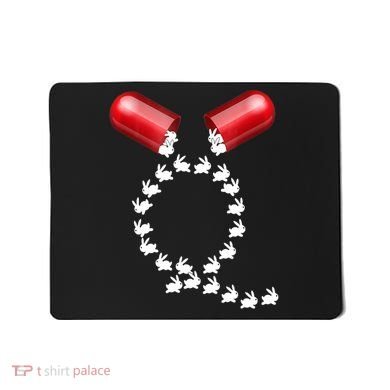 Qanon Follow The White Rabbit Red Pill Q Anon Pilled Mousepad