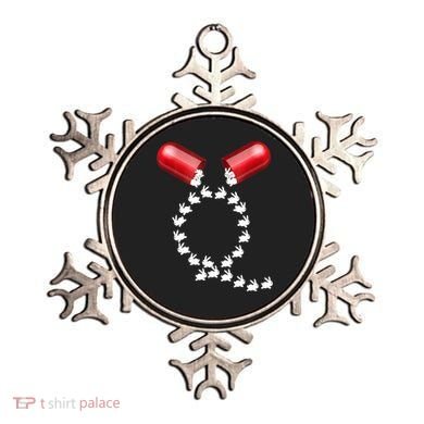 Qanon Follow The White Rabbit Red Pill Q Anon Pilled Ornament