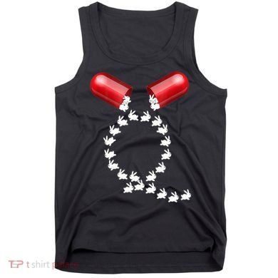 Qanon Follow The White Rabbit Red Pill Q Anon Pilled Tank Top