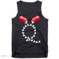 Qanon Follow The White Rabbit Red Pill Q Anon Pilled Tank Top thumb 0