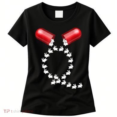 Qanon Follow The White Rabbit Red Pill Q Anon Pilled Women's T-Shirt